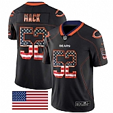 Nike Bears 52 Khalil Mack Black USA Flag Fashion Limited Jersey Dyin,baseball caps,new era cap wholesale,wholesale hats